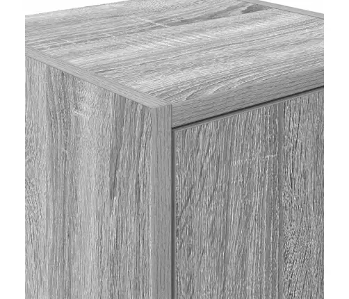 Garāžas Skapji, 2Gab., Pelēka Ozolkoka Krāsa, Inženierijas Koks Vidaxl