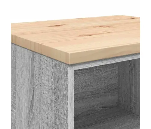 Garažo Spintos, 2Vnt., Pilkos, Mediena