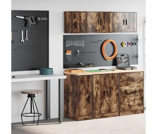 Garāžas Skapji, 2 Gab., Ozolkoka Krāsa, Inženierijas Koks Vidaxl