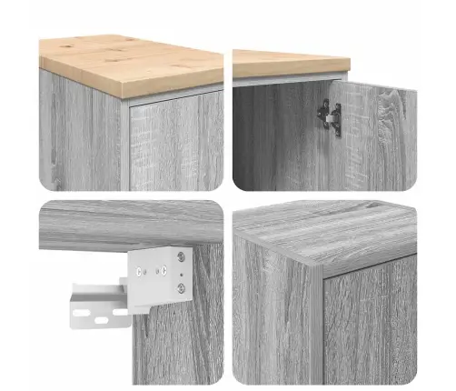 Garaažikapid 2 Tk, Hall Sonoma Tamm, Tehispuit