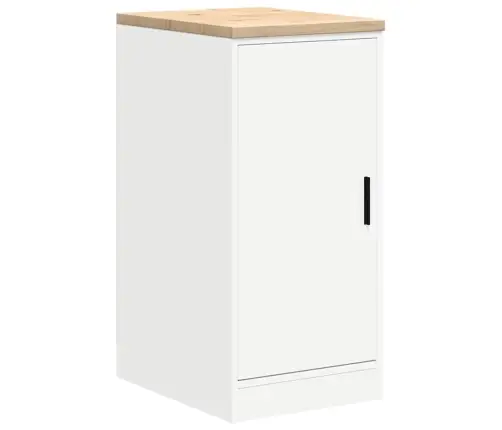 Garaažikapid 2 Tk, Valge, Tehispuit