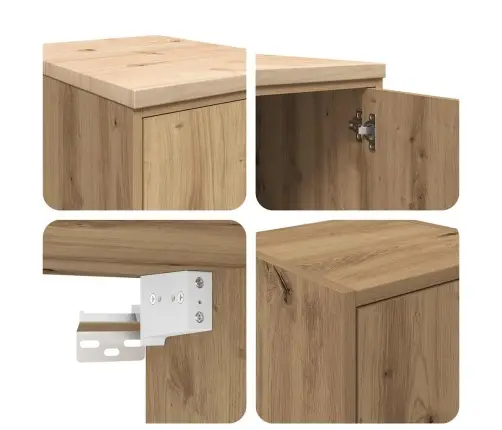 Garaažikapid 2 Tk, Kunsttamm, Tehispuit