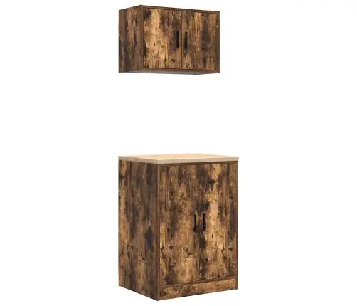 Garažo Spintos, 2Vnt., Dūminės, Mediena