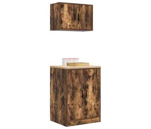 Garažo Spintos, 2Vnt., Dūminės, Mediena