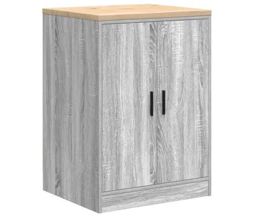 Garažo Spintos, 2Vnt., Pilkos, Mediena