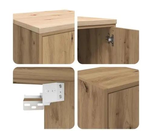 Garaažikapid 2 Tk, Kunsttamm, Tehispuit