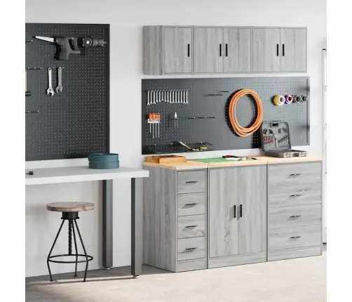 Garaažikapid 2 Tk, Hall Sonoma Tamm, Tehispuit