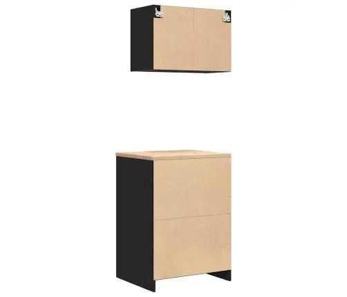 Garaažikapid 2 Tk, Must, Tehispuit