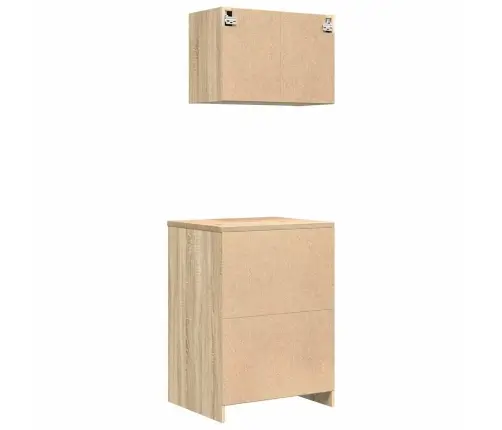 Garaažikapid 2 Tk, Sonoma Tamm, Tehispuit