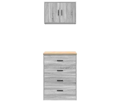 Garaažikapid 2 Tk, Hall Sonoma Tamm, Tehispuit