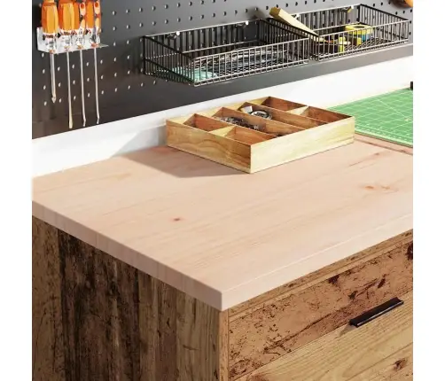 Garāžas Skapji, 2 Gab., Veci Dēļi, Inženierijas Koks Vidaxl