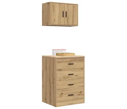 Garaažikapid 2 Tk, Kunsttamm, Tehispuit