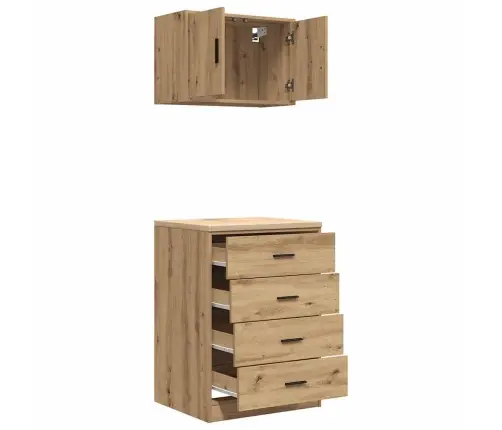 Garaažikapid 2 Tk, Kunsttamm, Tehispuit