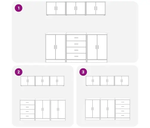 Garāžas Skapji, 6 Gab., Ozolkoka Krāsa, Inženierijas Koks Vidaxl