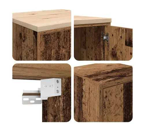 Garaažikapid 6 Tk, Vana Puit, Tehispuit