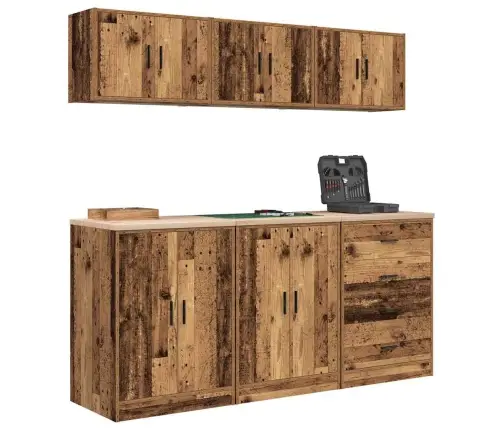 Garaažikapid 6 Tk, Vana Puit, Tehispuit