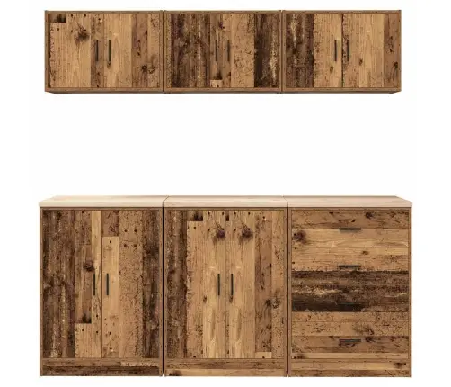 Garaažikapid 6 Tk, Vana Puit, Tehispuit