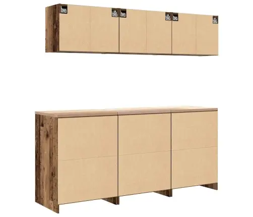 Garaažikapid 6 Tk, Vana Puit, Tehispuit