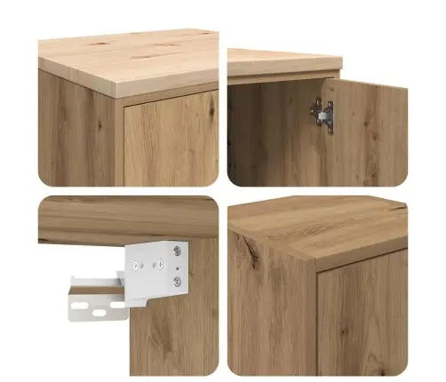 Garažo Spintos, 6 Vnt., Artisano Ąžuolo, Mediena