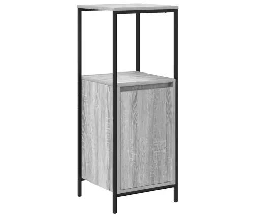 3 Daļu Vannasistabas Mēbeļu Komplekts Pelēks Sonoma Inženierijas Koks Vidaxl