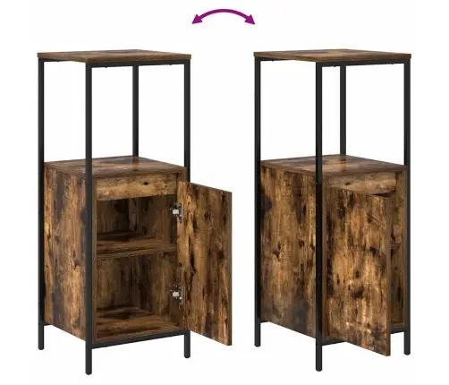 Vannitoa Mööbleset 5 Pcs Pruun 76.5 X 35 X 95 Cm Tehispuit