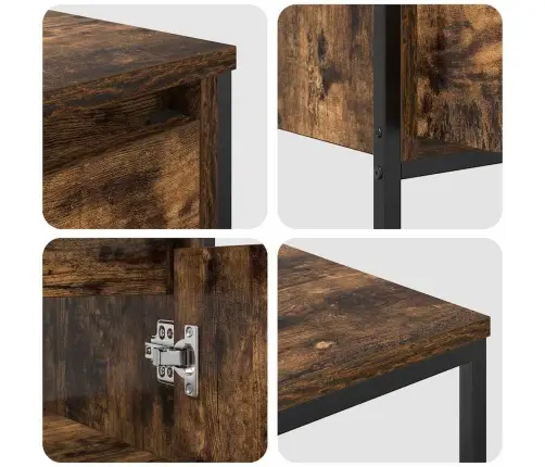 3 Daļu Vannasistabas Mēbeļu Komplekts Dūmu Ozola Krāsā - Inženierijas Koks Vidaxl