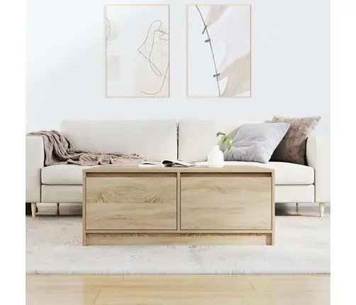 Kafijas Galdiņš Ar Atvilktnēm, Ozola Krāsa, 100X100X40 Cm Vidaxl Kafijas Galdiņš Ar Atvilktnēm, Ozola Krāsa, 100X100X40 Cm Vidaxl