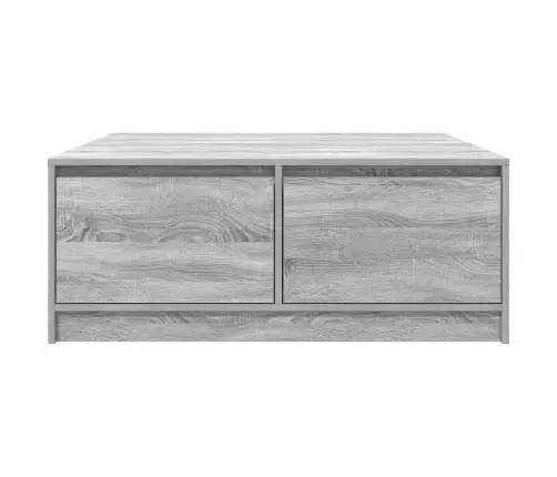 Kavos Staliukas Su Stalčiais, Pilkas Sonoma, 100X100X40 Cm