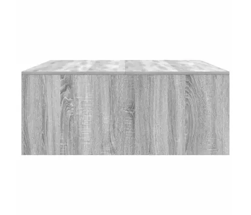 Kavos Staliukas Su Stalčiais, Pilkas Sonoma, 100X100X40 Cm