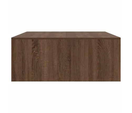 Kafijas Galdiņš Ar Atvilktnēm, Brūna Ozola, 100X100X40 Cm Vidaxl