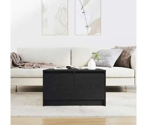 Diivanilaud Sahtlitega Must Tamm 70,5X70X40 Cm