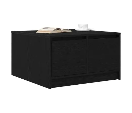 Diivanilaud Sahtlitega Must Tamm 70,5X70X40 Cm