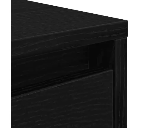 Diivanilaud Sahtlitega Must Tamm 70,5X70X40 Cm