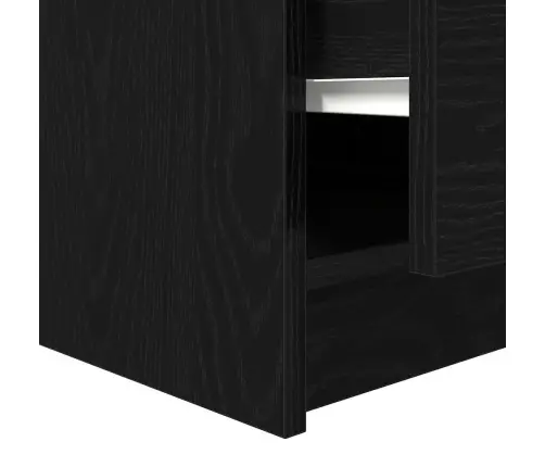 Diivanilaud Sahtlitega Must Tamm 70,5X70X40 Cm