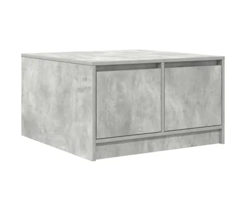 Kavos Staliukas Su Stalčiais, Betoninis Pilkas, 70,5X70X40 Cm