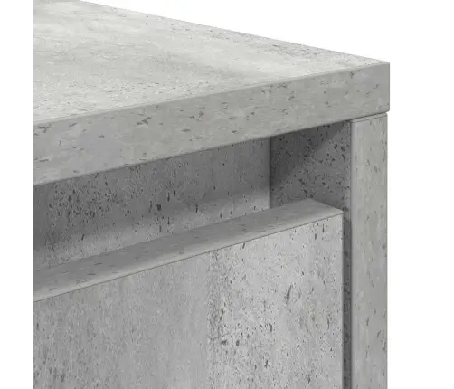 Kavos Staliukas Su Stalčiais, Betoninis Pilkas, 70,5X70X40 Cm