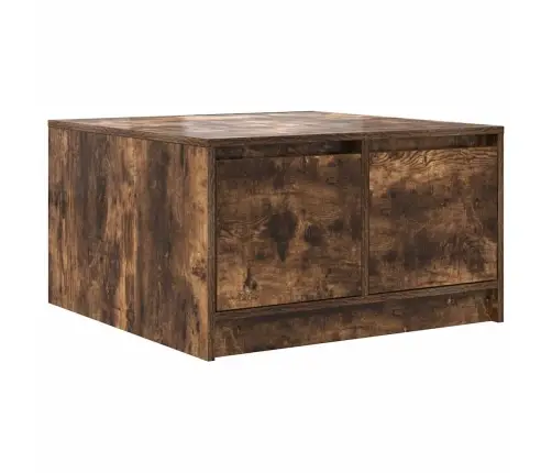 Kafijas Galdiņš Ar Atvilktnēm, Ozola Krāsa, 70,5X70X40 Cm Vidaxl