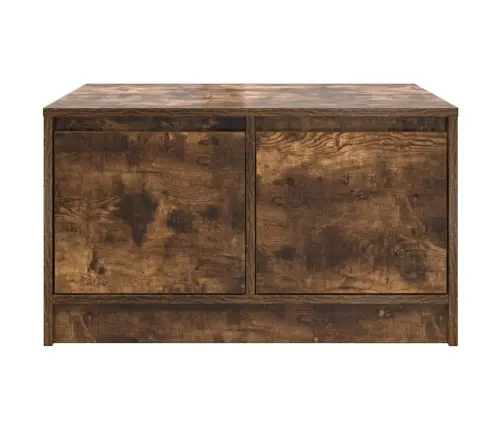 Kafijas Galdiņš Ar Atvilktnēm, Ozola Krāsa, 70,5X70X40 Cm Vidaxl