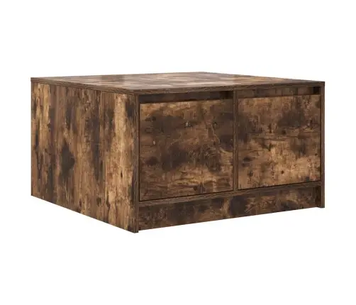 Kafijas Galdiņš Ar Atvilktnēm, Ozola Krāsa, 70,5X70X40 Cm Vidaxl