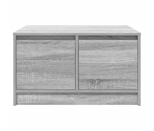 Kavos Staliukas Su Stalčiais, Pilkas Sonoma, 70,5X70X40 Cm Kavos Staliukas Su Stalčiais, Pilkas Sonoma, 70,5X70X40 Cm