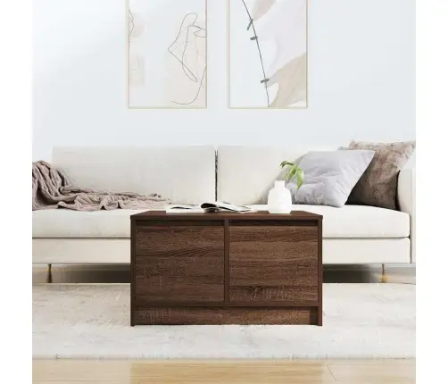 Kavos Staliukas Su Stalčiais, Rudas Ąžuolas, 70,5X70X40 Cm