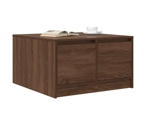 Kavos Staliukas Su Stalčiais, Rudas Ąžuolas, 70,5X70X40 Cm