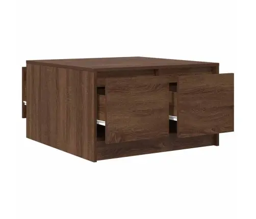 Kavos Staliukas Su Stalčiais, Rudas Ąžuolas, 70,5X70X40 Cm
