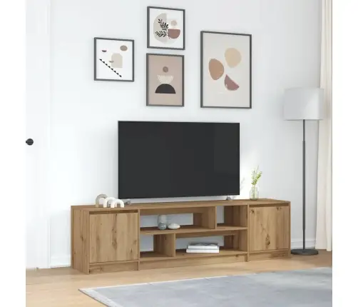 Tv Skapītis, Koka Krāsā, 188,5X41X50 Cm, Inženierijas Koks Vidaxl Tv Skapītis, Koka Krāsā, 188,5X41X50 Cm, Inženierijas Koks Vidaxl