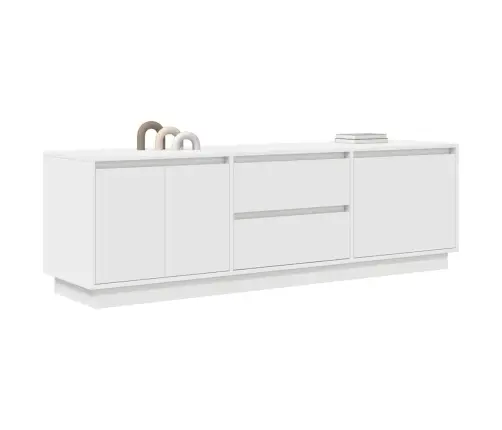 Tv Skapītis Ar Led Apgaismojumu, Balts, 160,5X41X50 Cm Vidaxl Tv Skapītis Ar Led Apgaismojumu, Balts, 160,5X41X50 Cm Vidaxl