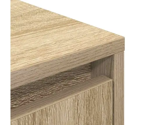 Tv Skapītis Ar Led Apgaismojumu, Ozola Krāsa, 160,5X41X50 Cm Vidaxl