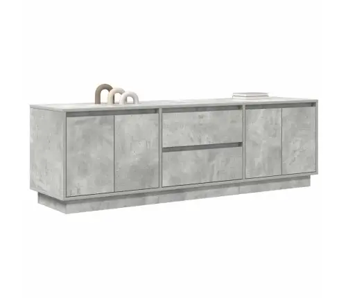 Led-Tuledega Telerikapp, Betoonhall, 160,5X41X50 Cm