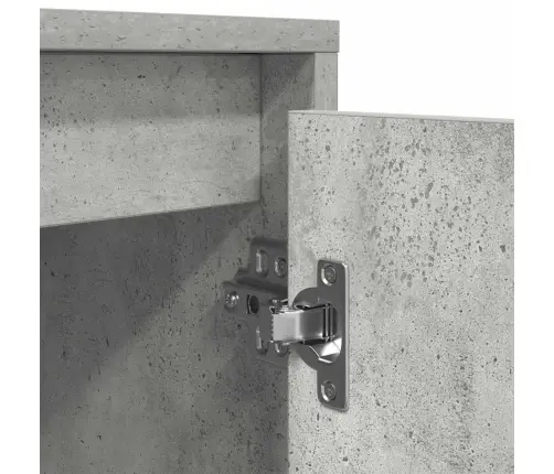 Led-Tuledega Telerikapp, Betoonhall, 160,5X41X50 Cm