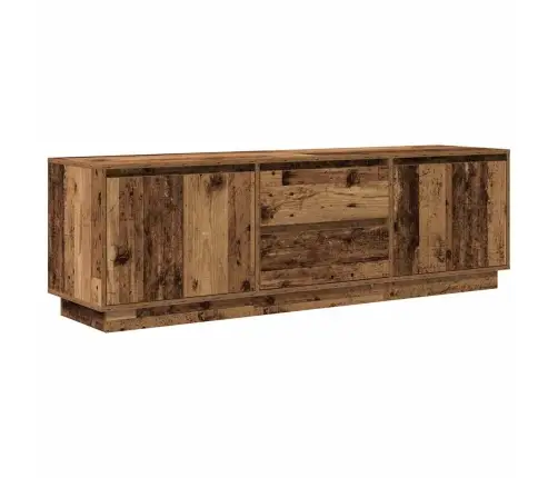 Led-Valgustitega Telerikapp, Vana Puit 160,5X41X50 Cm