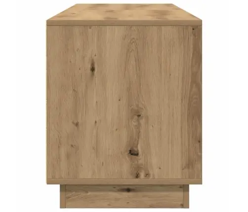 Tv Skapītis Ar Led Gaismiņām, Koka Krāsa, 160,5X41X50 Cm Vidaxl